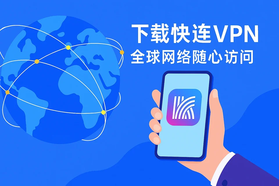 快连VPN结论与下载引导示意图，帮助完成快连VPN相关操作